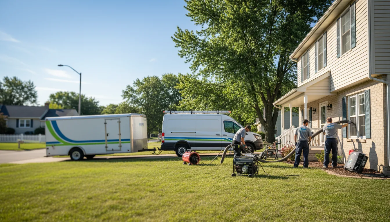 Flooded Basement Restoration And Cleanup With Repair in Madison Lake, MN near me